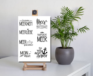 Silikonstempel Meerliebe