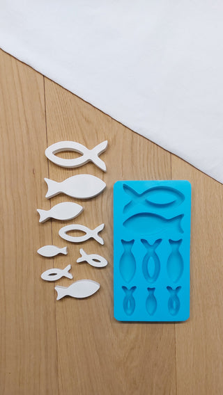 Silikonform Fische