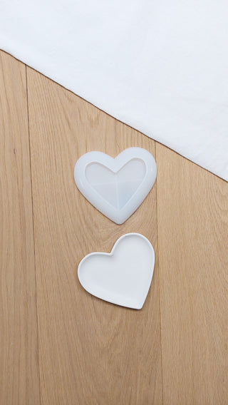 Silikonform Herzschale groß