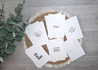 Postkarten Set Sprüche Nr. 1 mit 10 Postkarten