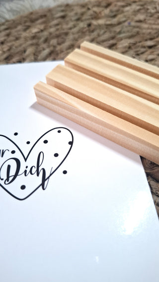 Holz-Setzleiste mit 3 Rillen