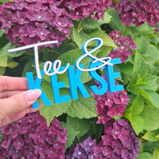 3D Druck Rohling "Tee & Kekse"