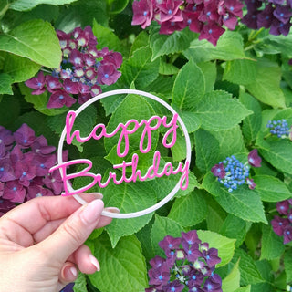 3D Druck Rohling "Loop Happy Birthday"