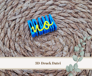 3D-Druckdatei "No Drama." – 3MF-Datei als Download für 3D-Drucker