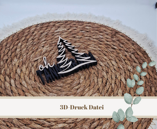 3D-Druckdatei "Oh Tannenbaum" – 3MF-Datei als Download für 3D-Drucker