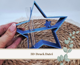 3D-Druckdatei "Stern Reagenzglashalter" – 3MF-Datei als Download für 3D-Drucker