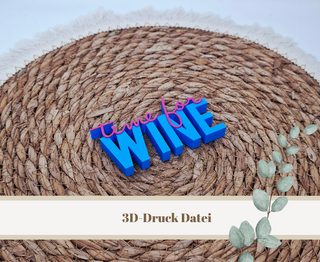 3D-Druckdatei "Time for wine" – 3MF-Datei als Download für 3D-Drucker
