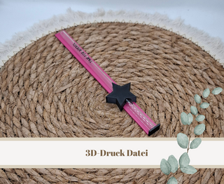3D-Druckdatei "Verpackung Strohhalm Stern" – 3MF-Datei als Download für 3D-Drucker