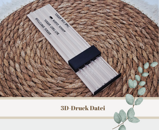 3D-Druckdatei "Verpackung 4 Strohhalme" – 3MF-Datei als Download für 3D-Drucker