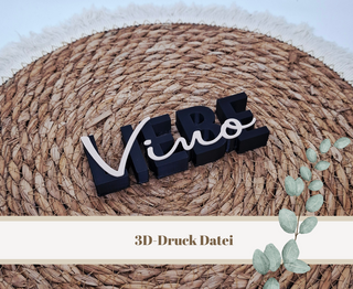 3D-Druckdatei "Vino Liebe" – 3MF-Datei als Download für 3D-Drucker