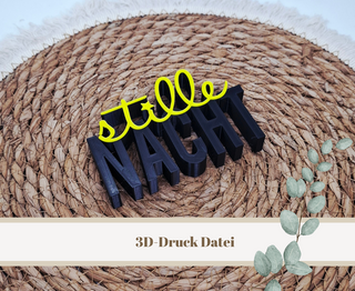 3D-Druckdatei "Stille Nacht" – 3MF-Datei als Download für 3D-Drucker