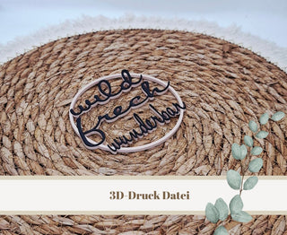 3D-Druckdatei "Loop Wild frech wunderbar" – 3MF-Datei als Download für 3D-Drucker
