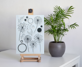 Silikonstempel Pusteblume