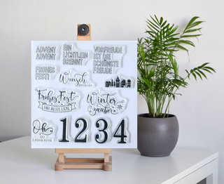 Silikonstempel Advent, Advent