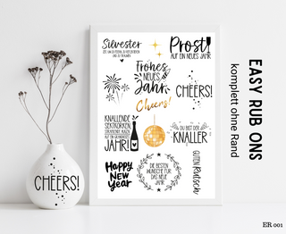 Rub On Sticker Silvester