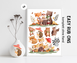 Rub On Sticker Herbst Fuchs A6