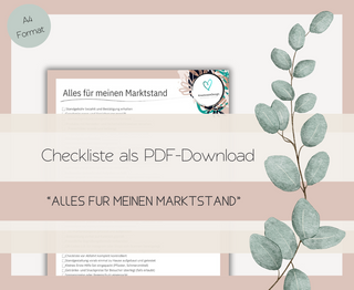 Download Checkliste: Alles für meinen Marktstand