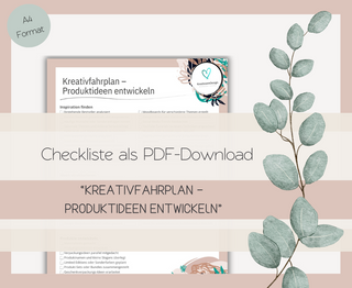 Download Checkliste: Kreativfahrplan - Produktideen entwickeln