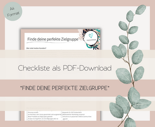 Download Checkliste: Finde deine perfekte Zielgruppe