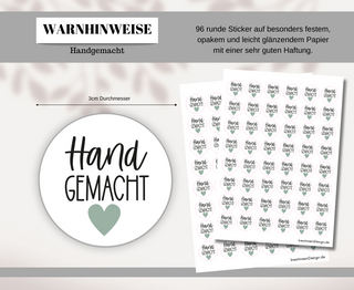 Sticker HANDGEMACHT