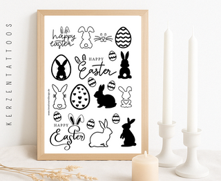 Wasserschiebefolie Ostern 3 A5