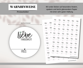 Sticker PREISSCHILDER