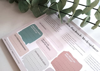 Alles im Griff: Mein Handmade-Wochenplaner A4