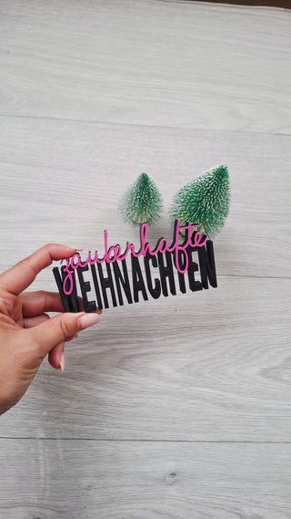 3D Druck Rohling "zauberhafte Weihnachten"