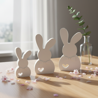 Silikonform 3er Set Hasen