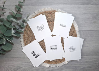 Postkarten Set Sprüche Nr. 1 mit 10 Postkarten