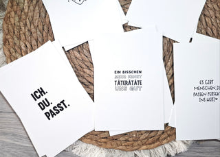 Postkarten Set Sprüche Nr. 1 mit 10 Postkarten