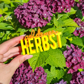 3D Druck Rohling "goldener Herbst"