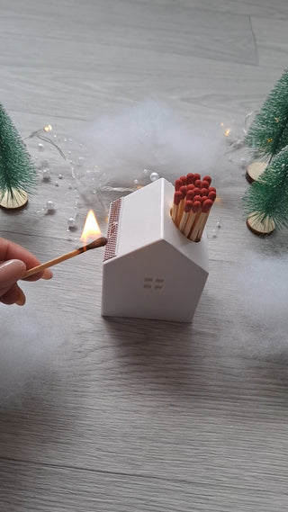 Silikonform Kerzenhalter Haus