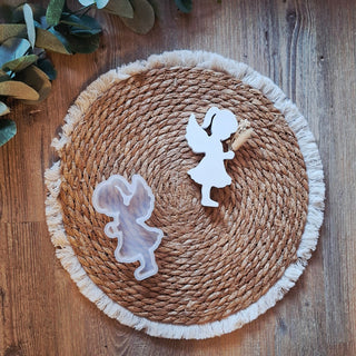 Silikonform Engel stehend für Blumen