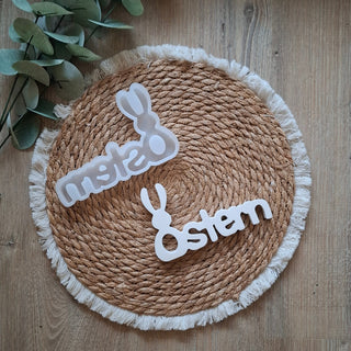 Silikonform Ostern Schriftzug