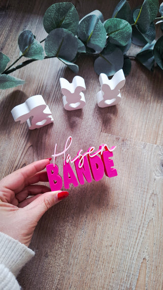 3D Druck Rohling "Hasen-Bande"