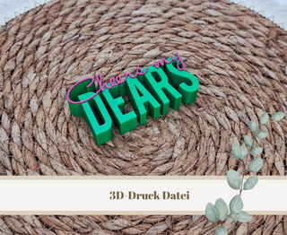 3D-Druckdatei "Cheers my dears" – 3MF-Datei als Download für 3D-Drucker