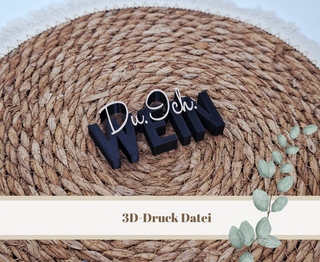 3D-Druckdatei "Du. Ich. Wein" – 3MF-Datei als Download für 3D-Drucker