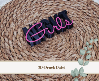 3D-Druckdatei "Girls Night" – 3MF-Datei als Download für 3D-Drucker