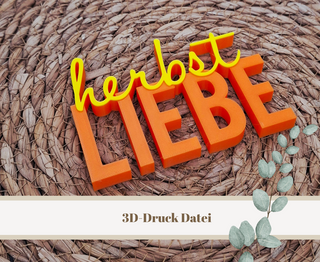 3D-Druckdatei "Herbstliebe" – 3MF-Datei als Download für 3D-Drucker
