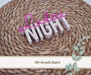 3D-Druckdatei "Ladies Night" – 3MF-Datei als Download für 3D-Drucker