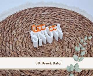 3D-Druckdatei "Let it snow" – 3MF-Datei als Download für 3D-Drucker