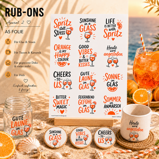 Rub On Sticker APEROL 2