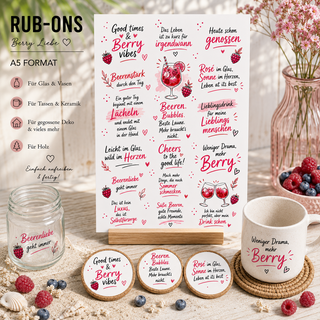 Rub On Sticker Berry-Liebe