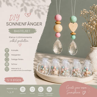 Bastelset für 5 Sonnenfänger
