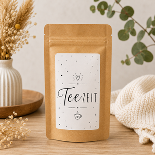TEEZEIT 5 Sticker für Geschenktütchen