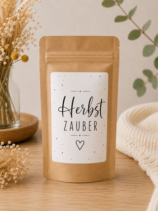 HERBSTZAUBER 5 Sticker für Geschenktütchen