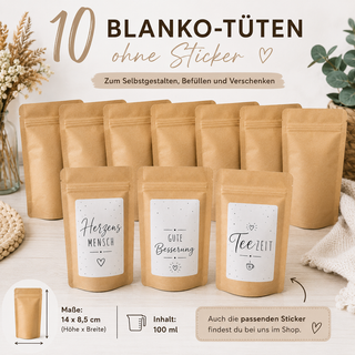 10 Geschenktütchen blanko