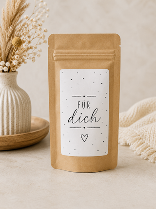 FÜR DICH 5 Sticker für Geschenktütchen