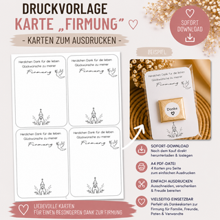 FIRMUNG DANKE PDF-Download Karte